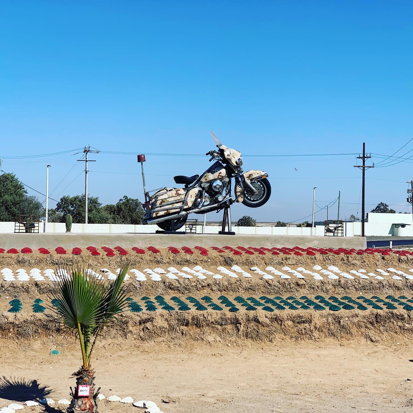 Guerrero Negro Motorcycle Statue
